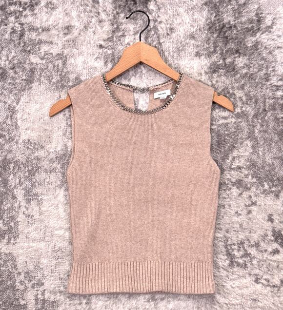 Reiss Sweaters - REISS Necklace Trim Sweater Vest XS Womens Wool Blend